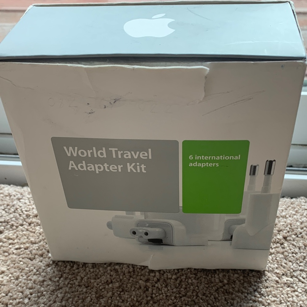 Apple World Travel Adapter Kit - Gray and White